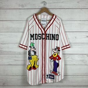 Moschino x Disney Baseball Jersey Shirt Medium Oversized